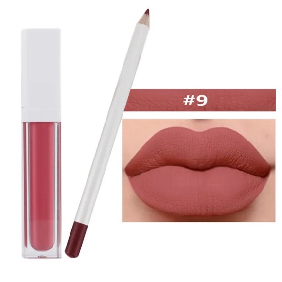 Matte Lipstick Kit Makeup Cosmetic Hyaluronic Acid Aloe Vera Pigment Sunscreen - Picture 8 of 10
